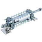 SMC CDA2WBH40-120-K59WL cyl, tie rod/dbl rod/air-hydro, CA1/CA2 TIE-ROD CYLINDER