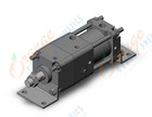 SMC CDNA2L80-25-D cyl, tie rod, power lock, a/s, CNA/CNA2 POWER LOCK CYLINDER