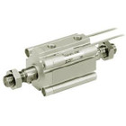 SMC CDQ2KWA40TN-100D cyl, compact, non rot, dbl rod, CQ2 COMPACT CYLINDER