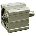 SMC CDQ2WB160-150DC cyl, compact, lg bore, dbl rod, CQ2 COMPACT CYLINDER