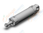 SMC CG5EN40TNSV-75 cyl, s/steel r/cushion, CG5 CYLINDER, STAINLESS STEEL