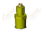 SMC KFH04B-02S fitting, male connector brass, KF INSERT FITTINGS