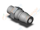 SMC KK130P-N01MS s coupler, male thread, KK13 S COUPLERS (sold in packages of 5; price is per piece)