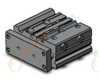 SMC MGPM16-20Z-M9NSAPC cyl, compact guide, slide brg, MGP COMPACT GUIDE CYLINDER