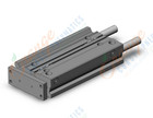 SMC MGPM20-125Z-M9BL cyl, compact guide, slide brg, MGP COMPACT GUIDE CYLINDER
