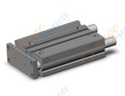 SMC MGPM32TN-125Z cyl, compact guide, slide brg, MGP COMPACT GUIDE CYLINDER