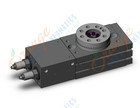 SMC MSZB10A-M9BW 3-position, rotary, basic, MSQ ROTARY ACTUATOR W/TABLE