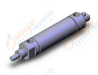 SMC NCDMC106-0200A base cylinder, NCM ROUND BODY CYLINDER