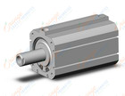 SMC NCDQ8A200-150T cyl, compact, spr ext, NCQ8 COMPACT CYLINDER