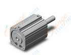 SMC NCDQ8WA400-400 cyl, compact, dbl act, dbl rod, NCQ8 COMPACT CYLINDER