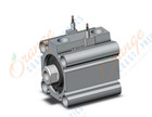 SMC CDQ2B32-15DCZ-M9BVL cylinder, CQ2-Z COMPACT CYLINDER