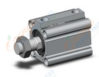 SMC CDQ2B32-25DCMZ-A90L cylinder, CQ2-Z COMPACT CYLINDER