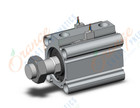 SMC CDQ2B32-25DMZ-M9BAVL cylinder, CQ2-Z COMPACT CYLINDER
