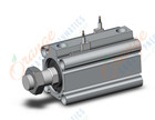 SMC CDQ2B32-45DCMZ-M9BWVSDPC cylinder, CQ2-Z COMPACT CYLINDER