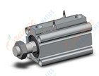 SMC CDQ2B32-45DMZ-A96VL cylinder, CQ2-Z COMPACT CYLINDER