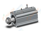 SMC CDQ2B32-50DCMZ-M9PV cylinder, CQ2-Z COMPACT CYLINDER