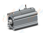 SMC CDQ2B32-50DCZ-M9PWVSAPC cylinder, CQ2-Z COMPACT CYLINDER