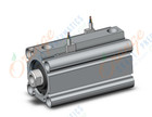 SMC CDQ2B32-50DZ-M9BWVL cylinder, CQ2-Z COMPACT CYLINDER