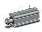 SMC CDQ2B32-75DCMZ-M9BWVL cylinder, CQ2-Z COMPACT CYLINDER