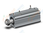 SMC CDQ2B32-75DCMZ-M9NVL cylinder, CQ2-Z COMPACT CYLINDER