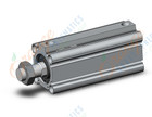 SMC CDQ2B32-75DCMZ-M9PA cylinder, CQ2-Z COMPACT CYLINDER