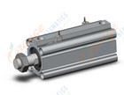 SMC CDQ2B32-75DMZ-M9BAVZ cylinder, CQ2-Z COMPACT CYLINDER