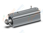 SMC CDQ2B40-100DCMZ-M9PVSDPC cylinder, CQ2-Z COMPACT CYLINDER