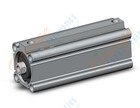 SMC CDQ2B40-100DCZ-M9BWL cylinder, CQ2-Z COMPACT CYLINDER