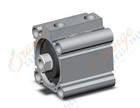 SMC CDQ2B40-10DCZ-A93L cylinder, CQ2-Z COMPACT CYLINDER