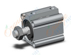 SMC CDQ2B40-20DCMZ-M9NWSDPC cylinder, CQ2-Z COMPACT CYLINDER
