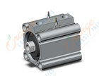 SMC CDQ2B40-20DZ-A93VL cylinder, CQ2-Z COMPACT CYLINDER