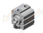 SMC NCQ8A106-050-XC4 cyl, compact, dbl act, scraper, NCQ8 COMPACT CYLINDER