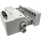 SMC SS5Q13-08FD1-DR-00T mfld, plug-in, sq1000, SS5Q1 MANIFOLD SQ1000
