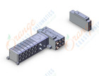 SMC SS5V3-W10S1QW63D-10D-C6-X160US mfld, plug-in w/si unit, SS5V3 MANIFOLD SV3000