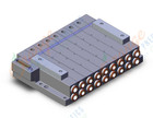 SMC SS5V4-10FD1-07B-C10 mfld, plug-in, d-sub connector, SS5V4 MANIFOLD SV4000