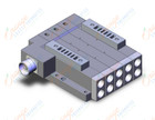 SMC SS5V4-W10CD-03BS-03T mfld, plug-in, circular conn., SS5V4 MANIFOLD SV4000