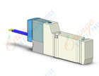 SMC VQZ1151-5GB1 valve, base mount (dc), VQZ1000 VALVE, SOL 4/5-PORT***
