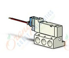 SMC VQZ2151R-5L1-02T valve, base mount (dc), VQZ2000 VALVE, SOL 4/5-PORT***