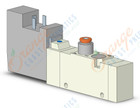 SMC VQZ2920K-5YO1-C4 valve, body ported, din (dc), VQZ2000 VALVE, SOL 4/5-PORT***