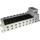 SMC VV5Q51-0404SU0 mfld, plug-in, vq5000, VV5Q51/55 MANIFOLD