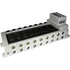 SMC VV5Q51-0504SU0 mfld, plug-in, vq5000, VV5Q51/55 MANIFOLD