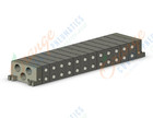 SMC VV5Q55-1204TC mfld, plug lead, vq5000, VV5Q51/55 MANIFOLD