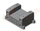 SMC VV8014-02F-SD0-W1 mfld, iso, VV81* MFLD ISO SERIES