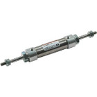 SMC CDJ2WB10-15-F7PVL cyl, rnd body, dbl rod, a-sw, CJ2 ROUND BODY CYLINDER