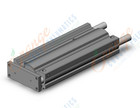 SMC MGPM80TN-400Z cyl, compact guide, slide brg, MGP COMPACT GUIDE CYLINDER