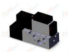 SMC VFR2100-3FZB-02T valve sgl plug-in base mount, VFR2000 SOL VALVE 4/5 PORT***