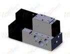 SMC VFR2100-5F-02T valve sgl plug-in base mount, VFR2000 SOL VALVE 4/5 PORT***