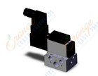 SMC VFR2110-5DZB-02T valve sgl non plugin base mt, VFR2000 SOL VALVE 4/5 PORT***
