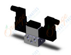 SMC VFR2210R-3DZ-01T valve dbl non plugin base mt, VFR2000 SOL VALVE 4/5 PORT
