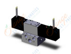 SMC VFR2310-3G-02T valve dbl non plugin base mt, VFR2000 SOL VALVE 4/5 PORT
